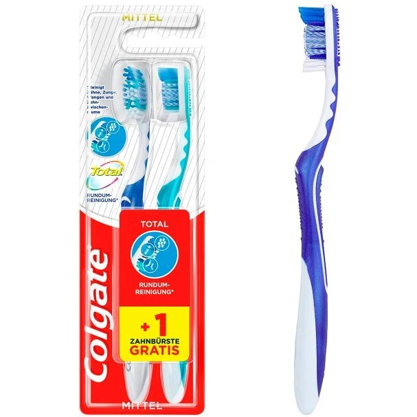 Colgate Total Allround Cleaning tandbørste 2 stk.