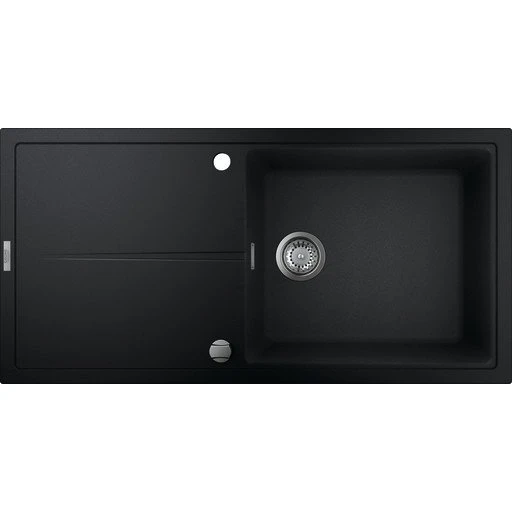 Grohe K400 køkkenvask, 100x50 cm, sort granit