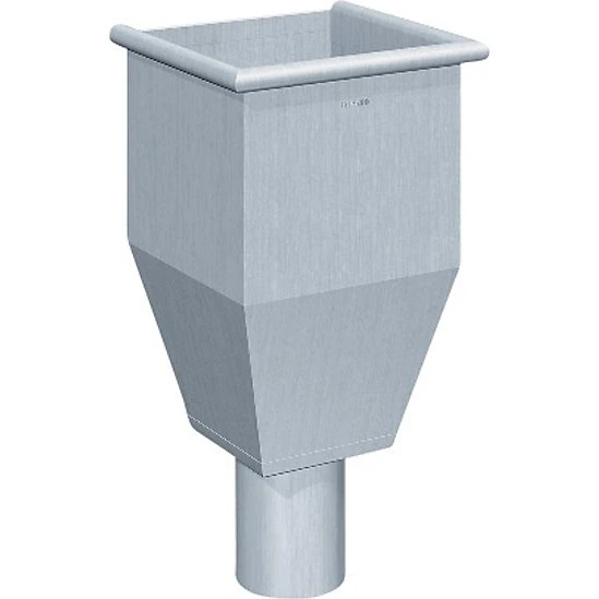 Rheinzink vandsamlerkasse 87 mm CLASSIC walzblank