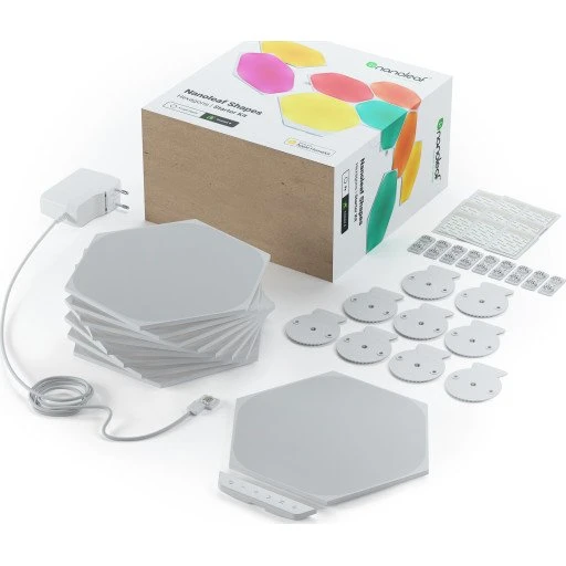 Nanoleaf Shapes Hexagons Starter Kit - 9 Modulære LED-paneler