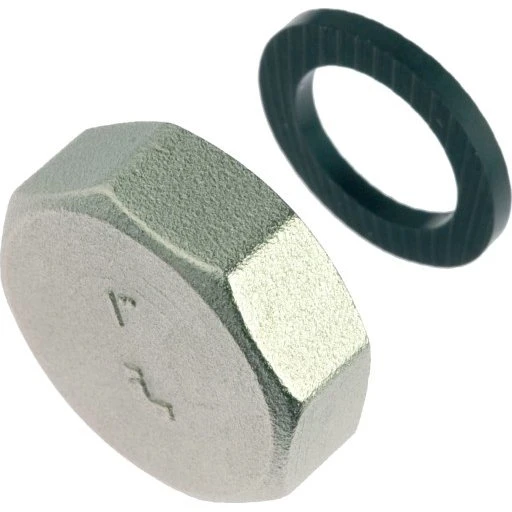 Salus 3/4" slutmuffe med pakning til GVM fordeler