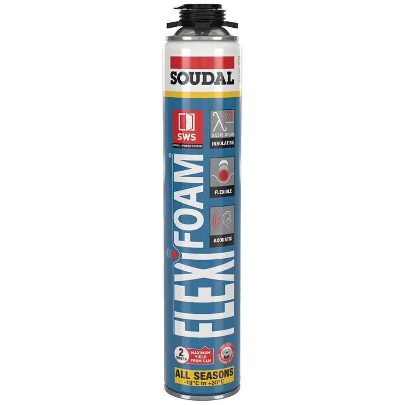 Soudal Flexifoam 750ml Fugeskum til Fugepistol