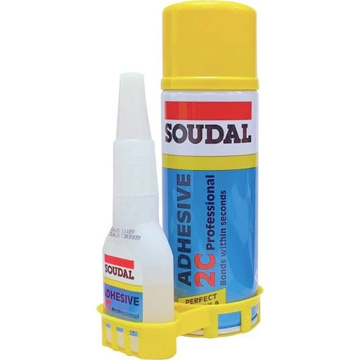 Soudal 2-komponent lim med aktivator, 50+200 ml