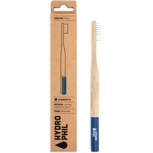Organic Beauty Supply Bambus Tandbørste Soft – Blå