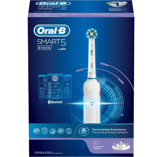 ORAL-B Smart5 5100S eltandbørste – hvid