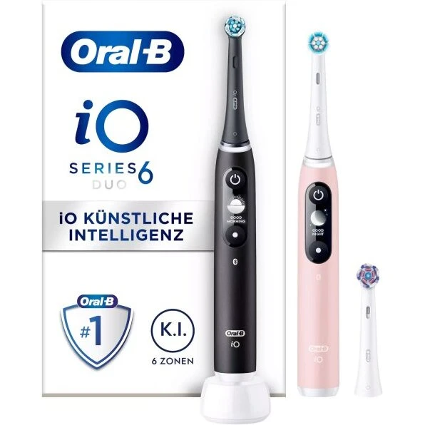 Oral-B iO Series 6 Duo - Black Lava / Pink