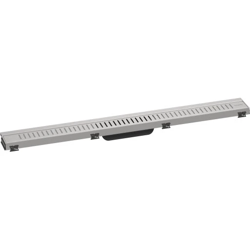 Hansgrohe RainDrain Match Individual afløbsrende, 900 mm, børstet stål