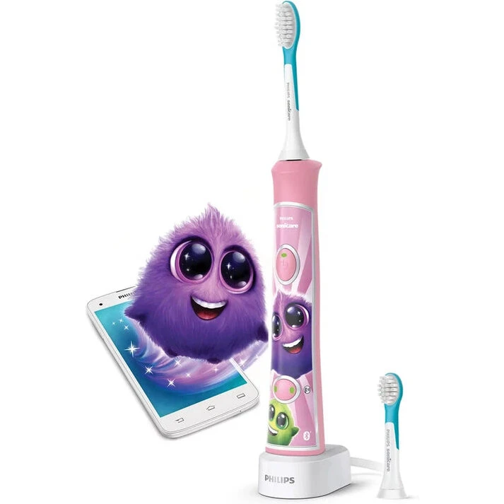 Philips Sonicare HX6352/42 For Kids sonisk eltandbørste (pink)