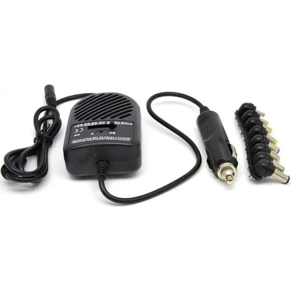 Universal DC-adapter til notebook til bil med 8 stik, 90W