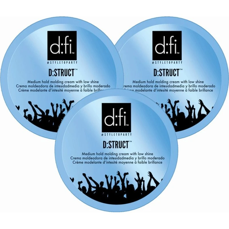 D:fi D:struct Molding Cream 3-pak, 75g