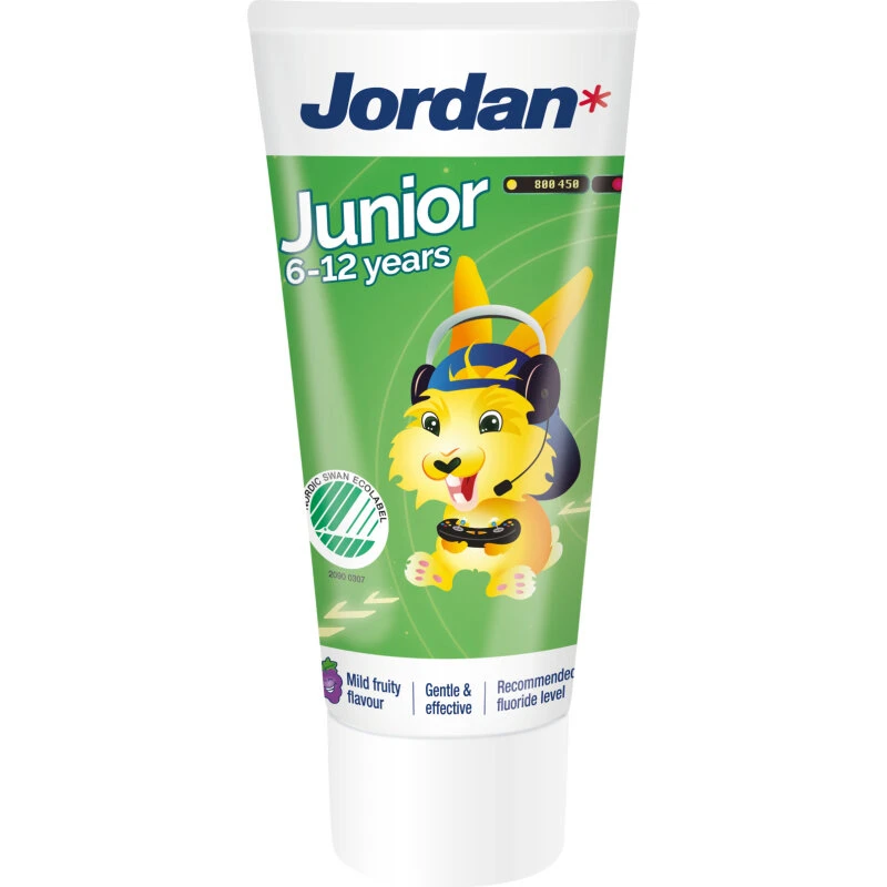 Jordan Junior tandpasta 50 ml (6-12 år)