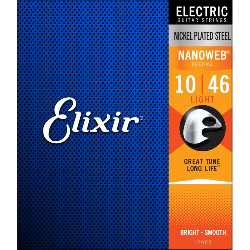 Elixir 12052 Nanoweb Light 10-46 Elguitarstrenge