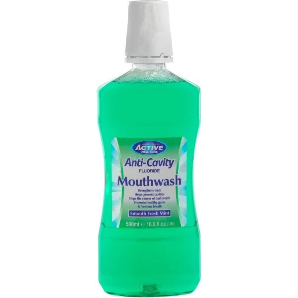 Active Oral Care Fresh Mint Mundskyl 500 ml – Fluor 225 ppm