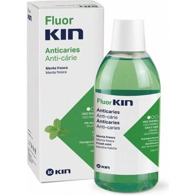 KIN Fluorkin Mundskyl Anticaries Mint 500 ml