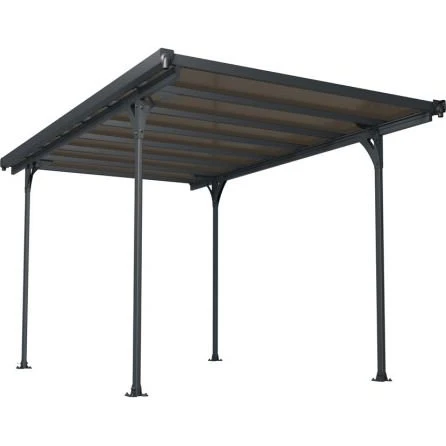 Palram Canopia Verona 5000 Carport, antracitgrå