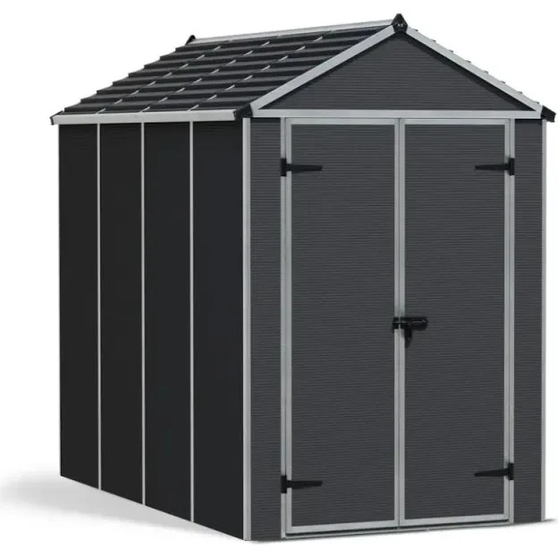 Palram Canopia Rubicon skur, 5,6 m2, mørkegrå