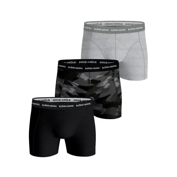 Björn Borg Cotton Stretch Boxers 3-pak, Multi, S