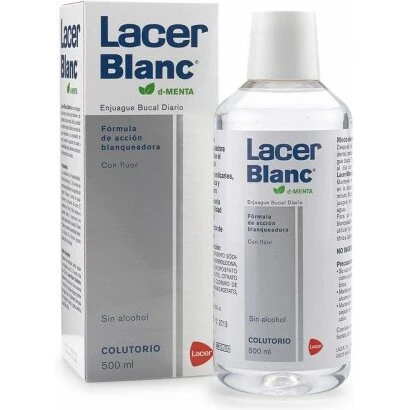 Lacer Lacerblanc Mint mundskyl 500 ml, alkoholfri