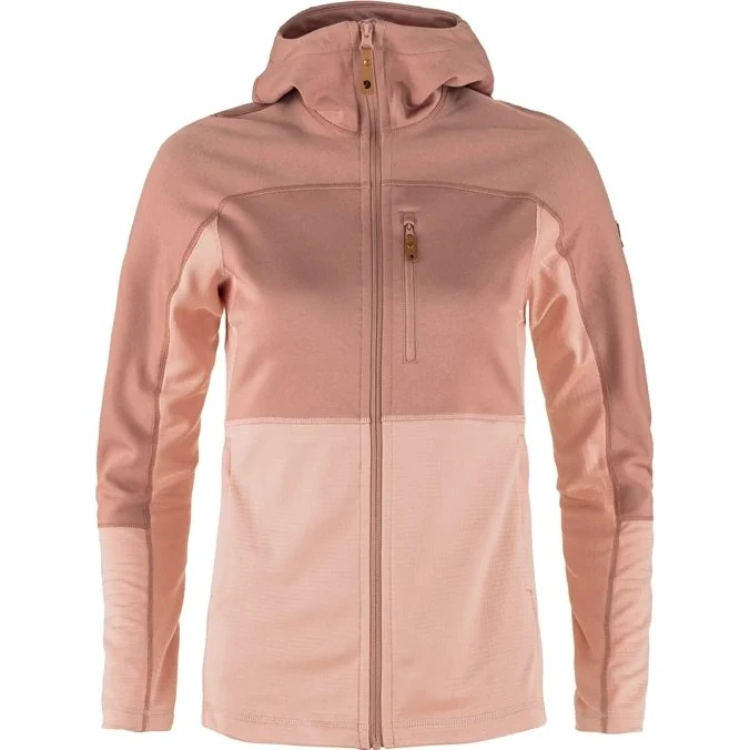 Fjällräven Abisko Trail Fleece W - Chalk Rose/Dusty Rose - S