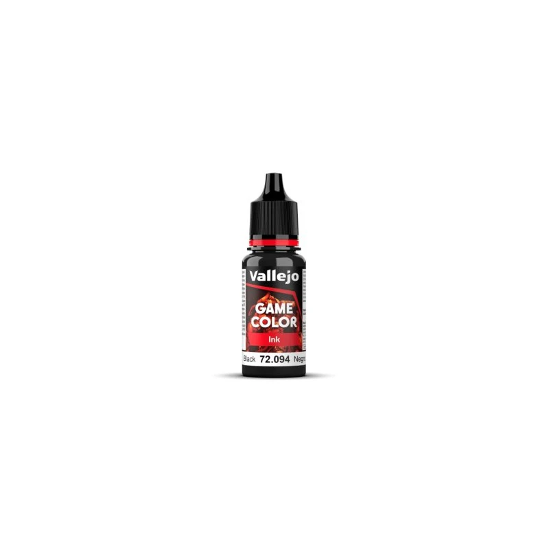 Vallejo Game Color Ink - Black - 17ml