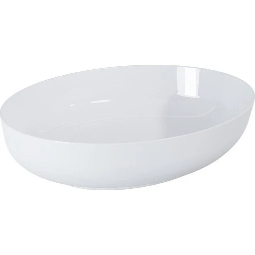 Cosmic Wish håndvask, oval, 52x39,5 cm, hvid porcelæn