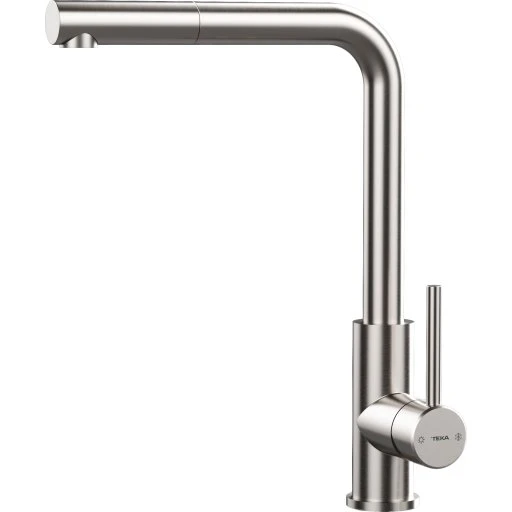 Teka Intra køkkenarmatur med L-tud, 220 mm, rustfrit stål