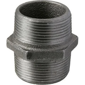 Brystnippel Sort 3/4" med udvendigt gevind