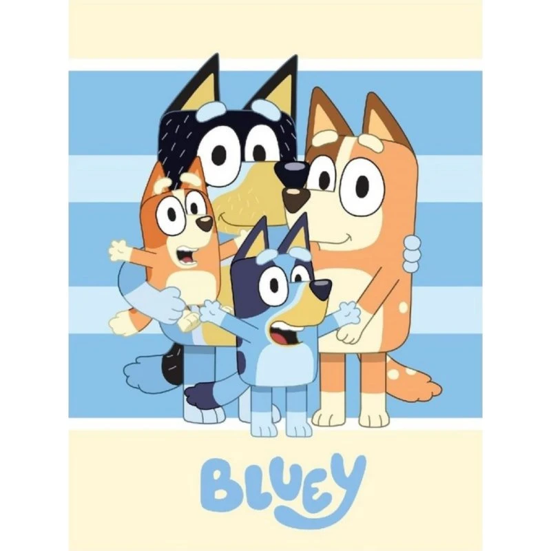 Bluey Fleece Tæppe 100x140 cm