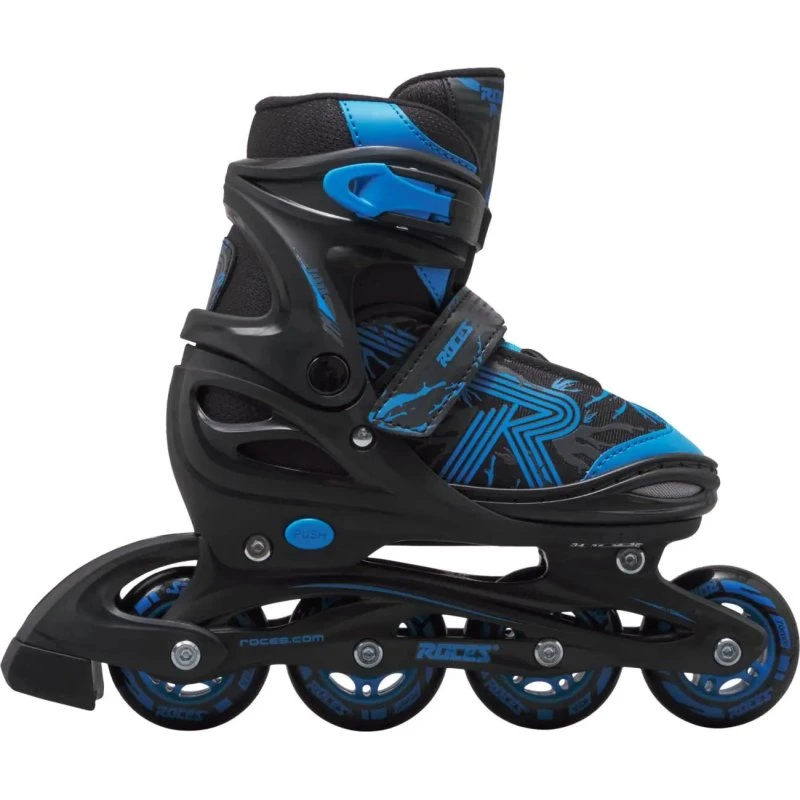Roces Jokey 3.0 Inliners til børn - Sort/Astro Blue (34-37)