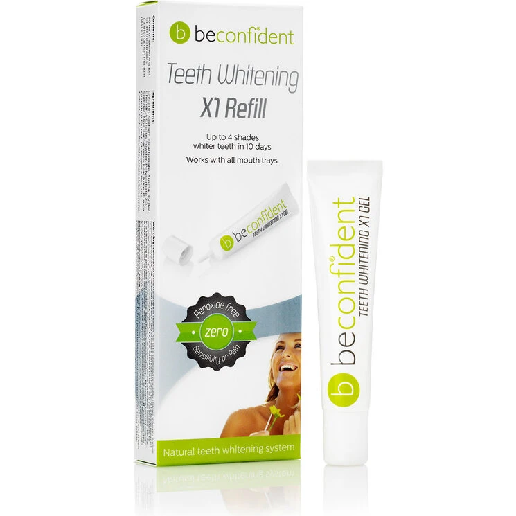 BECONFIDENT Tandblegningsgel 10 ml – peroxidfri (10 behandlinger)