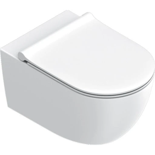 Catalano Sfera 50 væghængt toilet, uden skyllekant, hvid