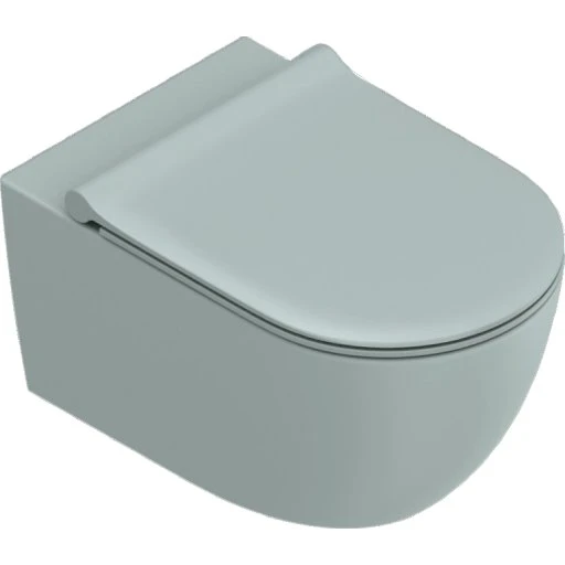 Catalano Sfera 50 væghængt toilet, uden skyllekant, grøn