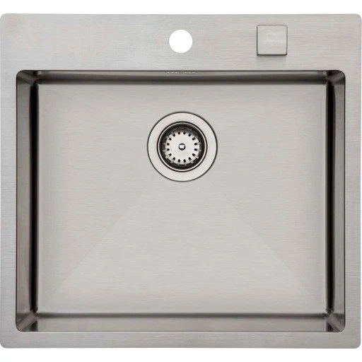 Lavabo Kubus 541 Soft køkkenvask, 54x50 cm, rustfrit stål