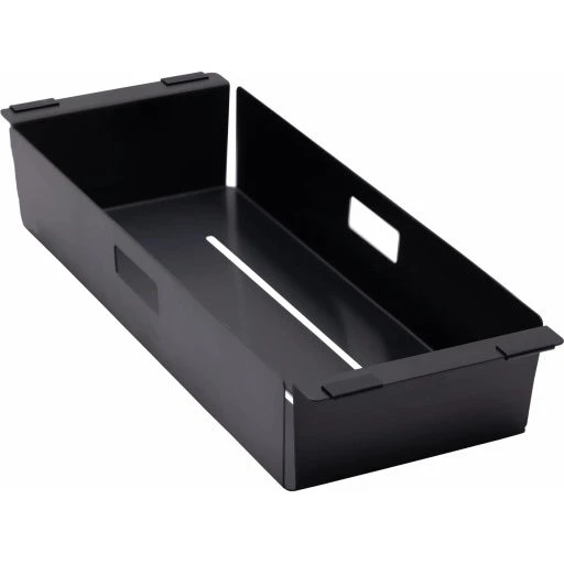 Lavabo skyllekurv til Kubus køkkenvask, 16x42,5 cm, sort