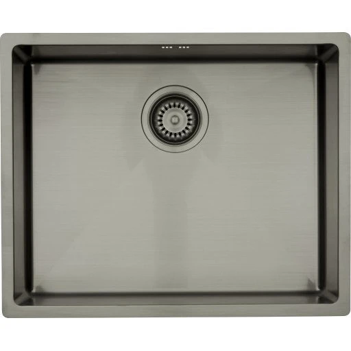Lavabo Kubus 500 Soft køkkenvask, 54x44 cm, sort krom