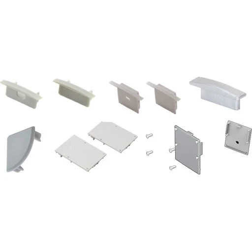 All Light endestykker til aluprofil 6, 5-pak (10 stk)