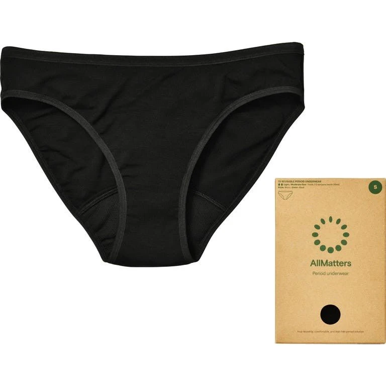 Allmatters Sort Periodisk Undertøj Bikini XXL