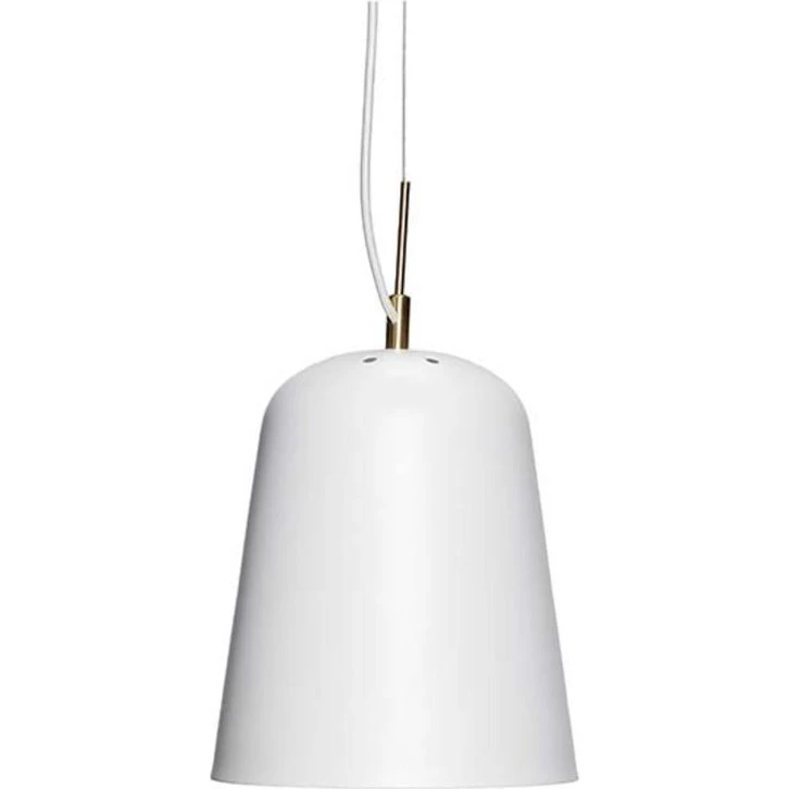 Hübsch Moving Pendel Lampe - Hvid - Metal