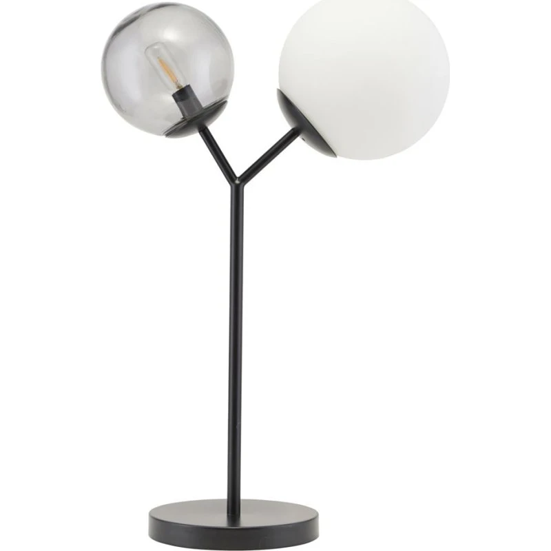 House Doctor Twice Bordlampe - Glas og Jern - H42 cm