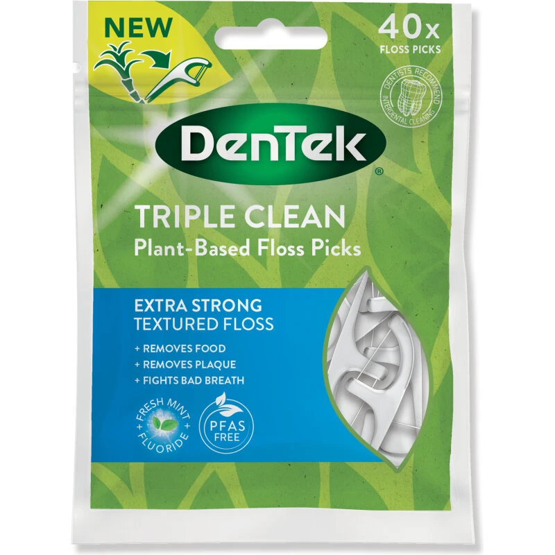 DenTek ECO Triple Clean Flosser 40 stk.