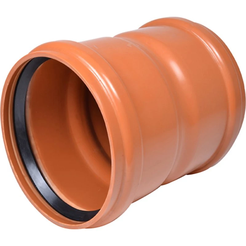 Wavin PVC dobbeltmuffe 315mm rød