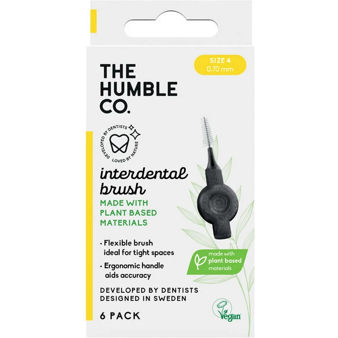 Humble Co. Plantebaseret mellemrumsbørste Size 4 (0,7 mm)