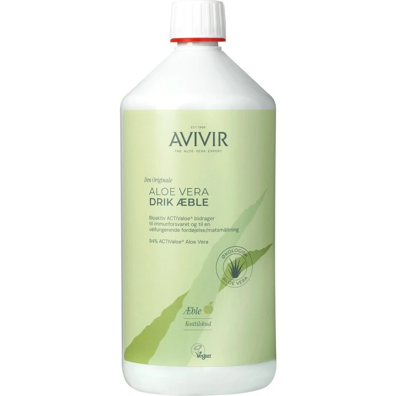 Avivir Aloe Vera Drik Æble 1000 ml