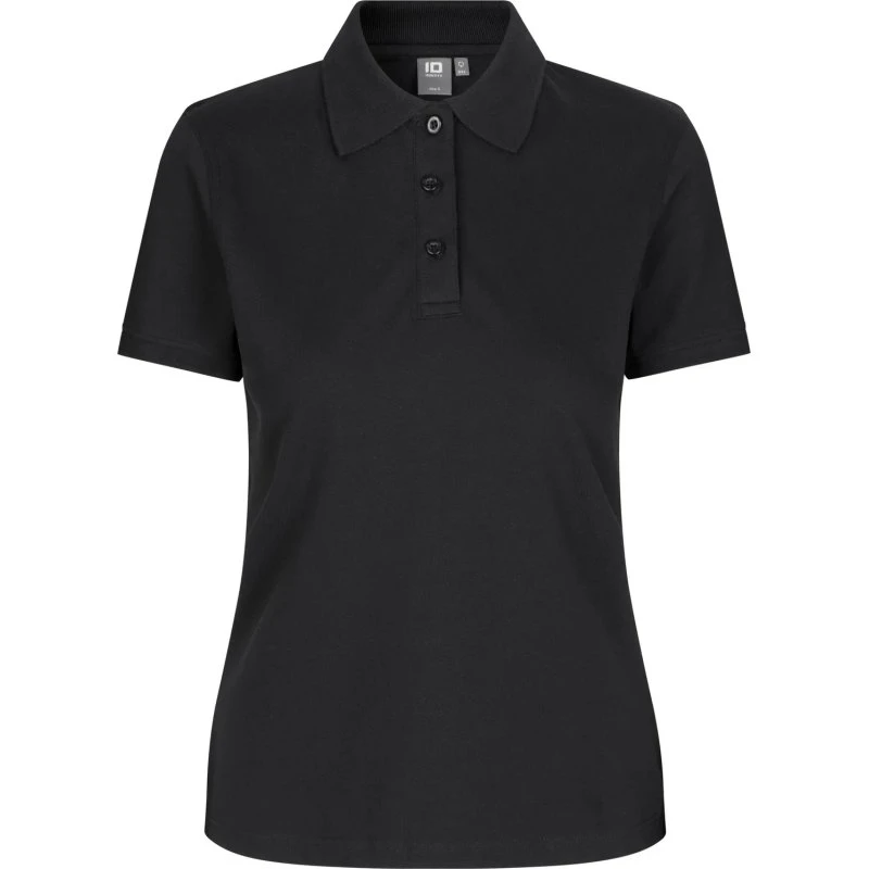 ID Komfort Poloshirt Dame - Sort, M