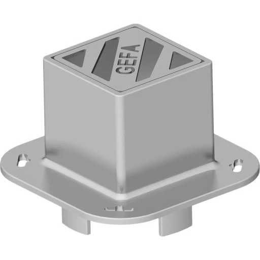 Gefa karm og rist i aluminium til rodvanding