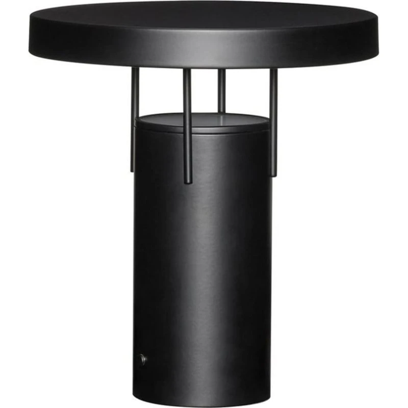 HÜBSCH BringMe LED-bordlampe, mat sort, 28 cm