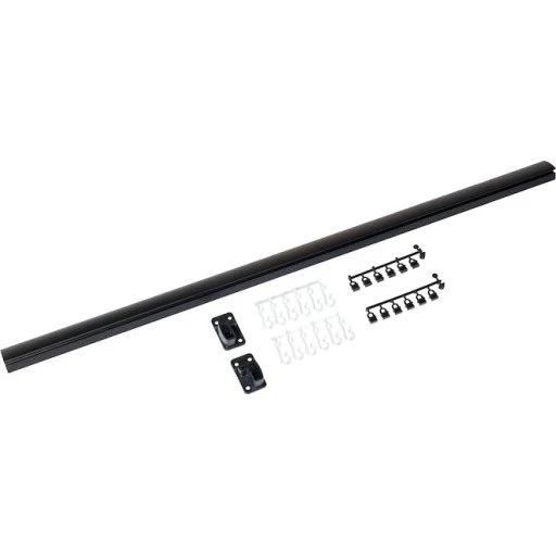 Leijma Stabil badeforhængsstang, 180 cm, sort
