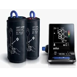 Braun ExactFit 5 Connect blodtryksmåler (overarm, Bluetooth, 2 brugere)