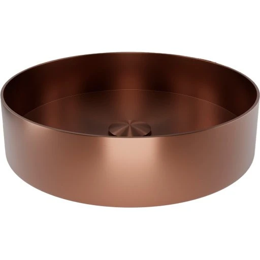 Scandtap Rare R håndvask, Ø37,5 cm, børstet kobber