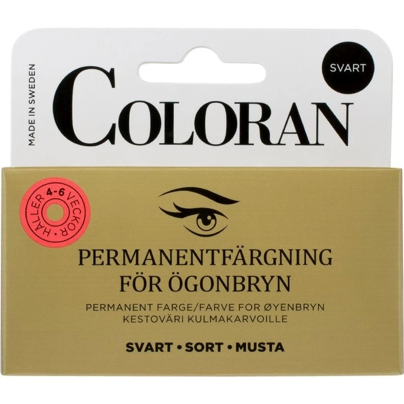 Coloran Øjenbrynsfarve Sort